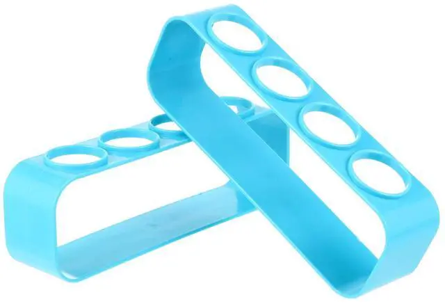 Alt view image 3 of 3 - 2 Pcs PVC Test Tube Rack Display Stand ganizer Holder For Chemical Tubes Tubular Shelf Rack Container Holder Stand