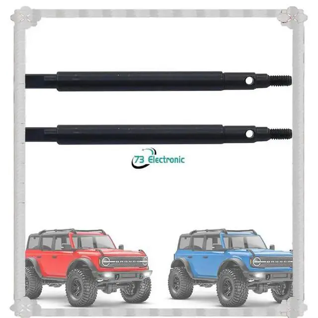 Alt view image 2 of 3 - l Rear Drive Shaft CVD Driveshaft For Traxxas TRX4M TRX-4M 1/18 RC Crawler Car Upgrade Parts Accessories