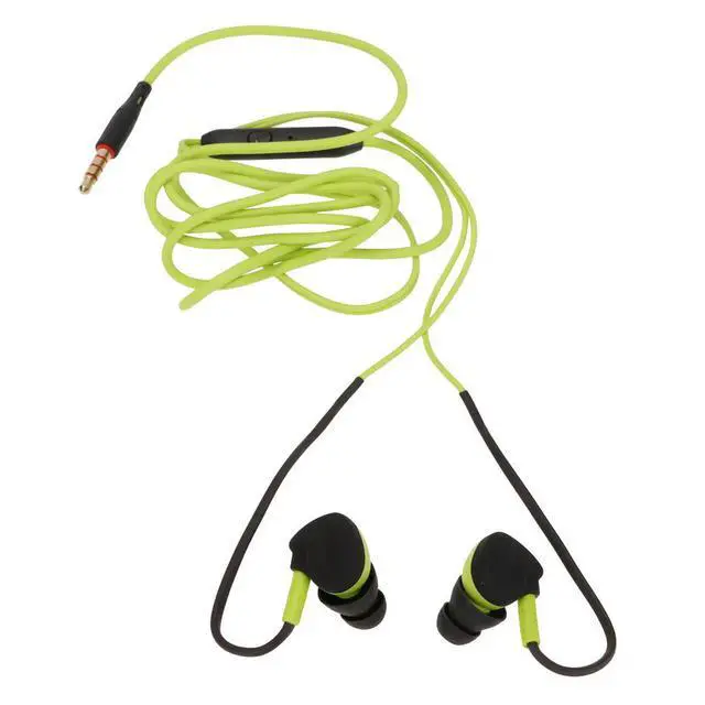 Alt view image 2 of 3 - Affordable Professional Wired Earphones with Hd Clarity Bass Boost Memory Wire Comfort Fit for Running Workout Fitness Green