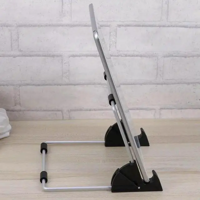Alt view image 2 of 3 - 1Pcs Heavy Duty l Tablet Mount Desktop Stand Adjustable Angle Lazy Holder for Tablet Display Stand Hands Free