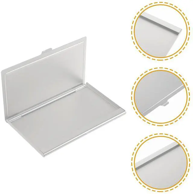 Main image of Aluminum Sublimation Business Card Box DIY Heat Transfer l Card Holder for Office Corporate Gift Large Capacity Blank Name