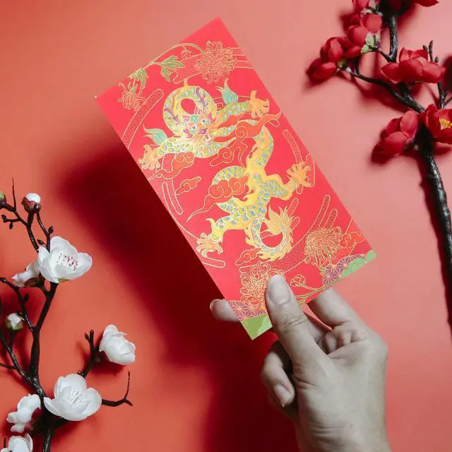 Alt view image 3 of 3 - 6Pcs 2024 Red Envelopes Paper Chinese Dragon Year Money Packets Year Gift Luck Blessings 2024 Red Envelopes