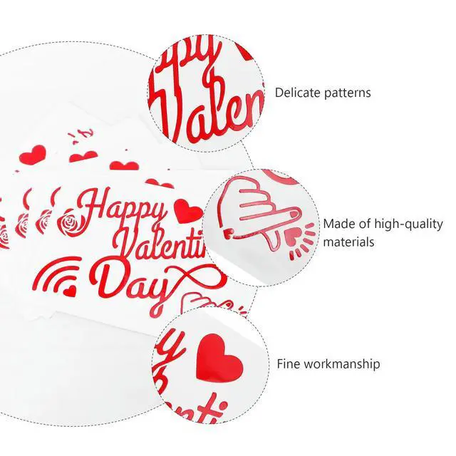 Alt view image 3 of 3 - 5Pcs Colorful Balloon Stickers for DIY Party Decoration Ideal for Wedding Birthday Anniversary Events Balloon Paster Decor