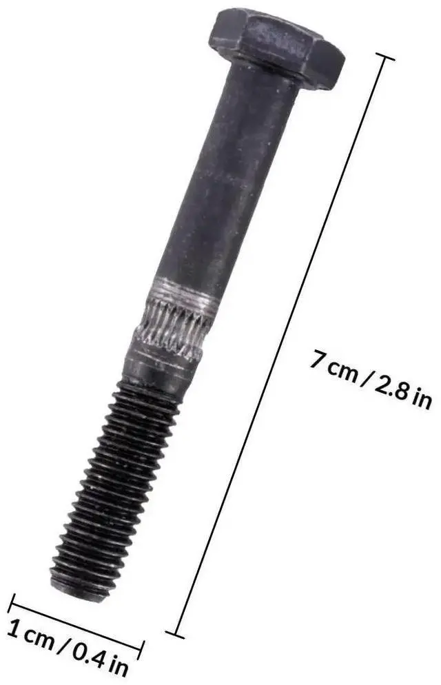 Alt view image 3 of 3 - 1Set High Precision Extruder Hobbed Bolt M8 for 3D Printer Parts Reprap 3D Printer Assembly Extruder 1.25mm Tooth Spacing 7.36mm