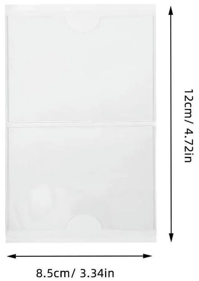 Alt view image 3 of 3 - 12Pcs Self-Adhesive Index Card Pockets Transparent PVC el Holders for Notebooks Journals Walls Warehouse Bin els Sticky