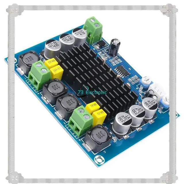 Alt view image 3 of 3 - High Power 2X120w DC 12V 24V Audio Amplifier Board Dual Channel Stereo Digital For Speaker