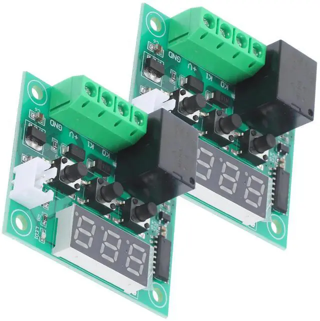 Main image of 2Pcs Digital Thermostat Controller Module Chip Temp Control Board High Accuracy Real-Time Monitoring Alarm Stop Function