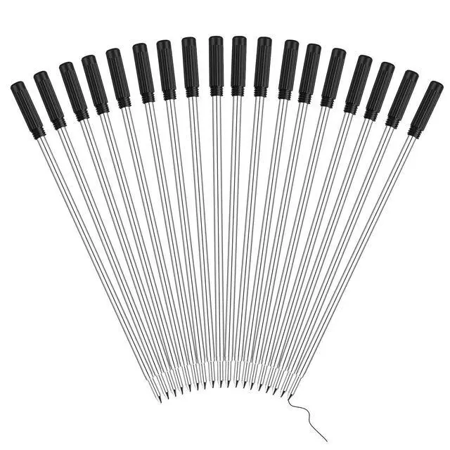 Alt view image 3 of 3 - 25Pcs Decorative Gel Pen Refills Neutral Ink Fine Point Smooth Flow Leak Proof Exquisite Craftsmanship for Students Teens Office