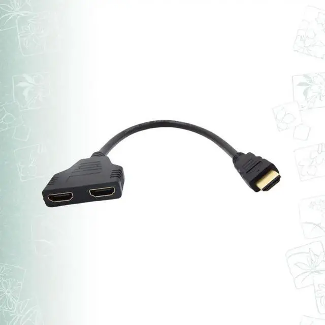 Alt view image 3 of 3 - 1Pcs Professional Hdtv Splitter Extension Cable 1 Out Male to Female Adapter Cord Clear Hd Signal Transfer Adapter Sub-Line
