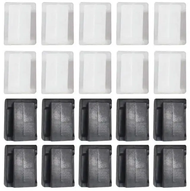 Main image of 100Pcs Self Adhesive Cable Tie Holders Multi-Purpose Wire Clamps for Secure Cord Management in Home Office Car Trailer Outdoor