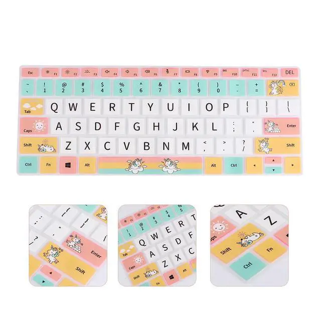 Alt view image 3 of 3 - Keyboard Membrane Laptop Premium Silicone Protective Film Compatible with Laptop Keys Individual Key Mold Dustproof