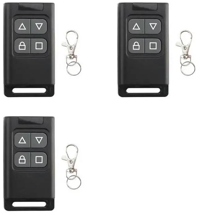 Main image of 3X RF 433Mhz Auto Copy Remote Control Electric Garage Door Opener Controller Duplicator Cloning Transm