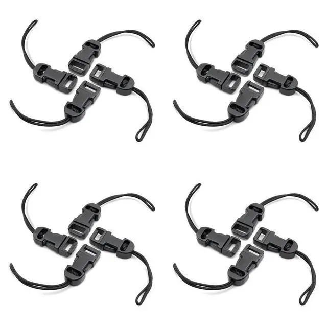 Alt view image 2 of 3 - 16 Pcs Quick Release Camera Strap QD Loops Connector Adapter Camera Quick Release Clip For Digital Cameras, Bin