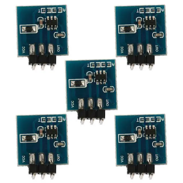 Alt view image 2 of 3 - 5Pcs Touch Button Module Single Channel Capacitive Sensor Board Easy-to-Use Filtered Sensing No Mechanical Switch Required DIY