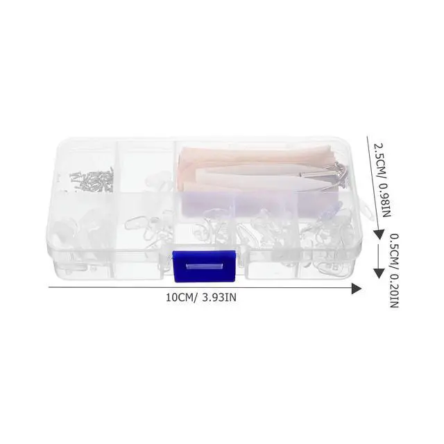 Alt view image 2 of 3 - 1Set Silicone Nose Pads Ergonomic Design Anti Irritation Pressure Free for Eyeglasses Sunglasses Glasses