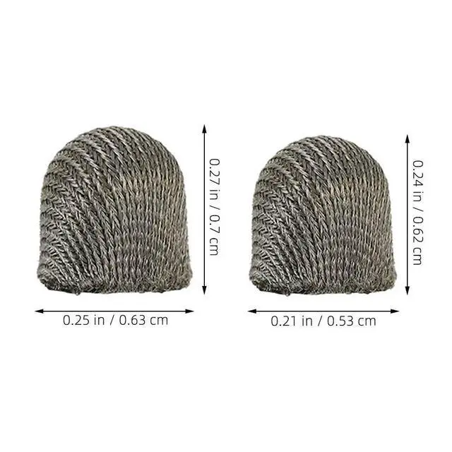 Alt view image 2 of 3 - 20Pcs Conductive Fiber Pen Head Wear-Resistant Capacitive Stylus Cap Protective Replacement Tip Compatible with Touchscreen