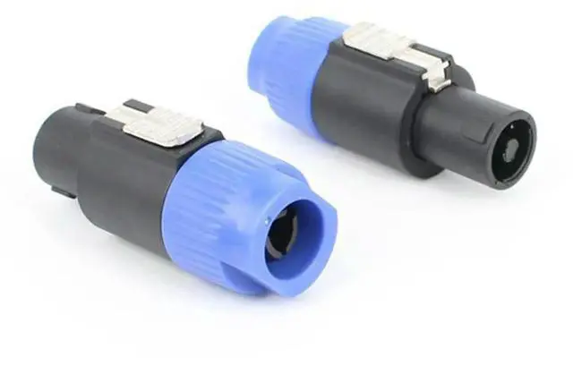 Alt view image 2 of 3 - 4Pcs Loudspeaker Connectors Four- Connectors Speaker Accessories Card Cannon Plug for Professional Audio Equipment Use