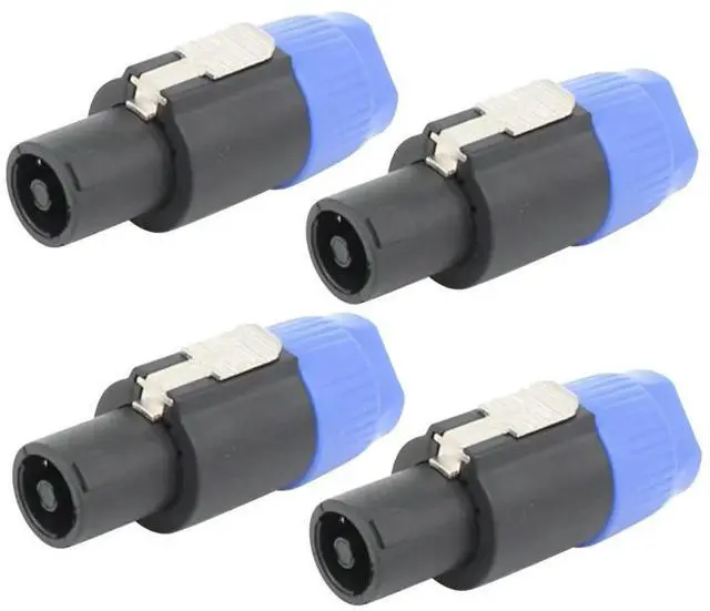 Alt view image 3 of 3 - 4Pcs Loudspeaker Connectors Four- Connectors Speaker Accessories Card Cannon Plug for Professional Audio Equipment Use