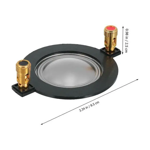 Alt view image 3 of 3 - 34.4Mm Horn Diaphragm Replacement Round Audio Speaker Diaphragm For Professional Speaker Repair High-Passive