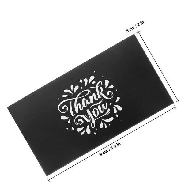 Alt view image 3 of 3 - 100Pcs Thank You Sticker els Paper Adhesive Sealing Stickers for Gift Boxes Envelopes Bakery Packaging Thank You Stickers