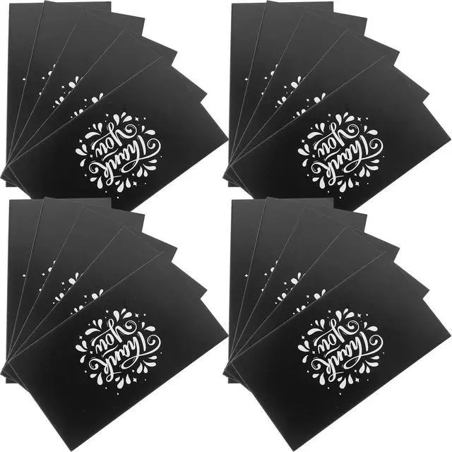 Alt view image 2 of 3 - 100Pcs Thank You Sticker els Paper Adhesive Sealing Stickers for Gift Boxes Envelopes Bakery Packaging Thank You Stickers