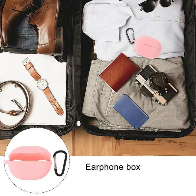 Alt view image 2 of 3 - 1Set Premium Non-Toxic Silicone Earphone Case Nonslip Waterproof Dirt Proof Earphone Box Protective Cover for Daily Use