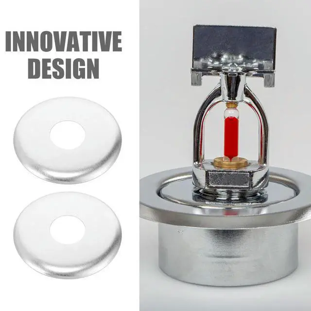 Alt view image 2 of 3 - 20Pcs Heat Collection Cover for Fire Sprinkler Head Enhanced Heat Sensitivity Fire Suppression Industrial Use