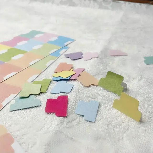 Main image of 12 Sheets Adhesive Book Tabs Sticky Index Tabs for Annotation Bookmarking Reading Notes Folders Binders Diaries Catalogs Page
