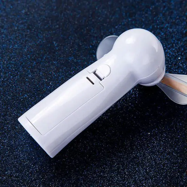 Alt view image 2 of 3 - Handheld Mini Fan Lightweight Plastic l Desktop Small Fan for Home Office Store Summer Cooling Smooth Surface