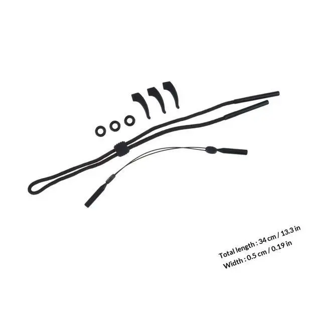Alt view image 2 of 3 - 16Pcs Glasses Rope Anti-Slip Lightweight Eyewear Strap for Sports Outdoor Activities Daily Use Non-Slip Eyewear Rope