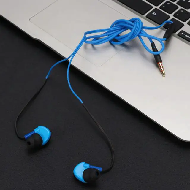 Alt view image 3 of 3 - Wired in Ear Earbuds for Workout Wire Sweatproof Design Powerful Tight Bass High Definition Sound 3.5mm Audio