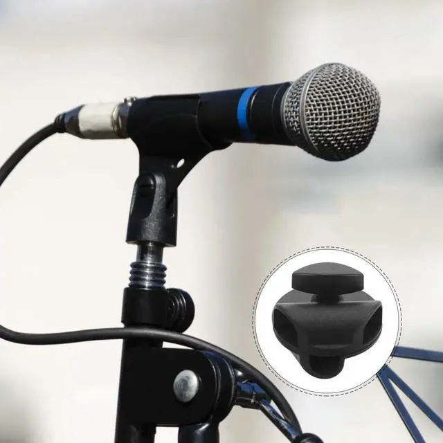 Main image of 2Pcs Mic Boom Arm Clips Universal Microphone Holder Rotatable Adjustable Tripod Broadcast Equipment Podcast Mic