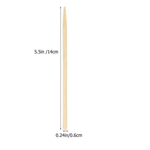 Alt view image 2 of 3 - 100Pcs Wooden Stylus for Scratch Paper Double-Ended Drawing Sticks Smooth Burr-Free Surface Comfort Grip Long-Lasting Natural