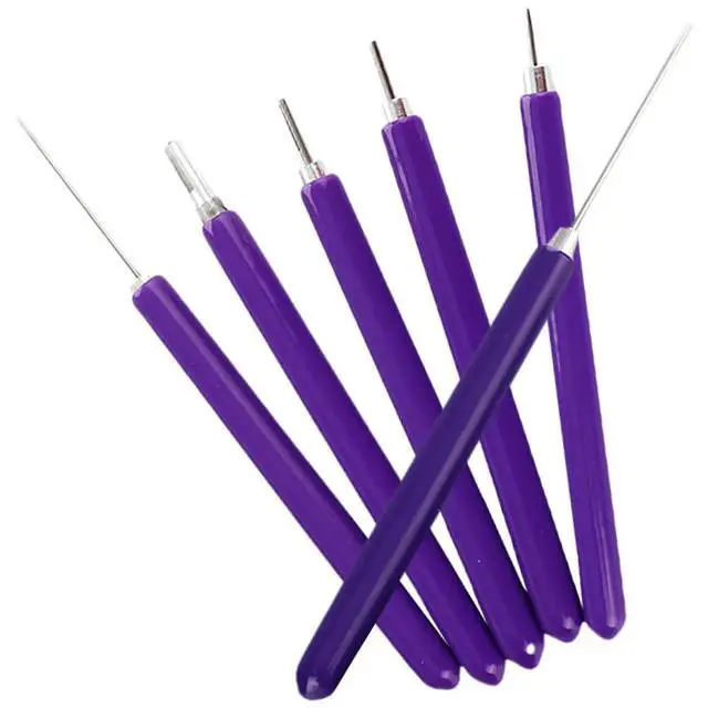 Alt view image 2 of 3 - 1Set Stainless Steel Slotted Quilling Pen Set for DIY Paper Crafts Quilling Bead Rolling Tool Card Making Scrapbooking Origami