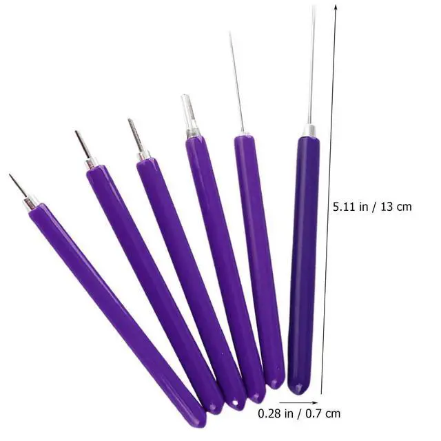 Alt view image 3 of 3 - 1Set Stainless Steel Slotted Quilling Pen Set for DIY Paper Crafts Quilling Bead Rolling Tool Card Making Scrapbooking Origami