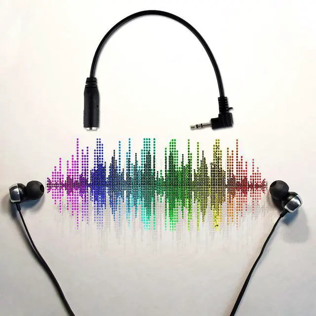 Alt view image 3 of 3 - 6Pcs Audio Extension Cable 2.5mm Male to 3.5mm Female Earphone Adapter Plastic Extension Cable for Cd Players Speakers Pc TV