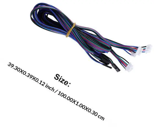 Alt view image 2 of 3 - 5Pcs 1M 3D Printer Stepper Motor Cable Connector 6Pin Plug Connection Line Compatible Ramps Board Easy Lightweight