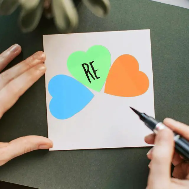 Alt view image 3 of 3 - Fluorescent Heart Memo Pads Pet Material Self Adhesive Note Stickers Smooth Writing Tear Off No Residue Compact Decorative