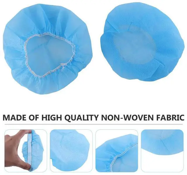 Alt view image 2 of 3 - 100Pcs Comfortable Breathable Headphone Protector Covers Disposable Hygienic Headset Sleeves for Shared Use Travel Home Office