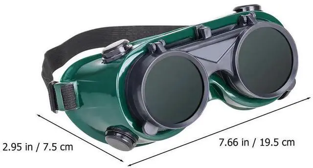 Alt view image 2 of 3 - 2Pcs Safety Goggles for Men Wide Shade Adjustable Protective Eyewear Anti-Fog Non-Slip Comfort Fit for Welding s Daily