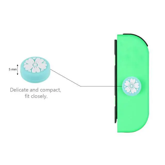 Alt view image 3 of 3 - 4Pcs Silicone Joystick Grip Button Covers for Ps Controllers Thumbstick Protection Wear Resistant Comfortable Skin