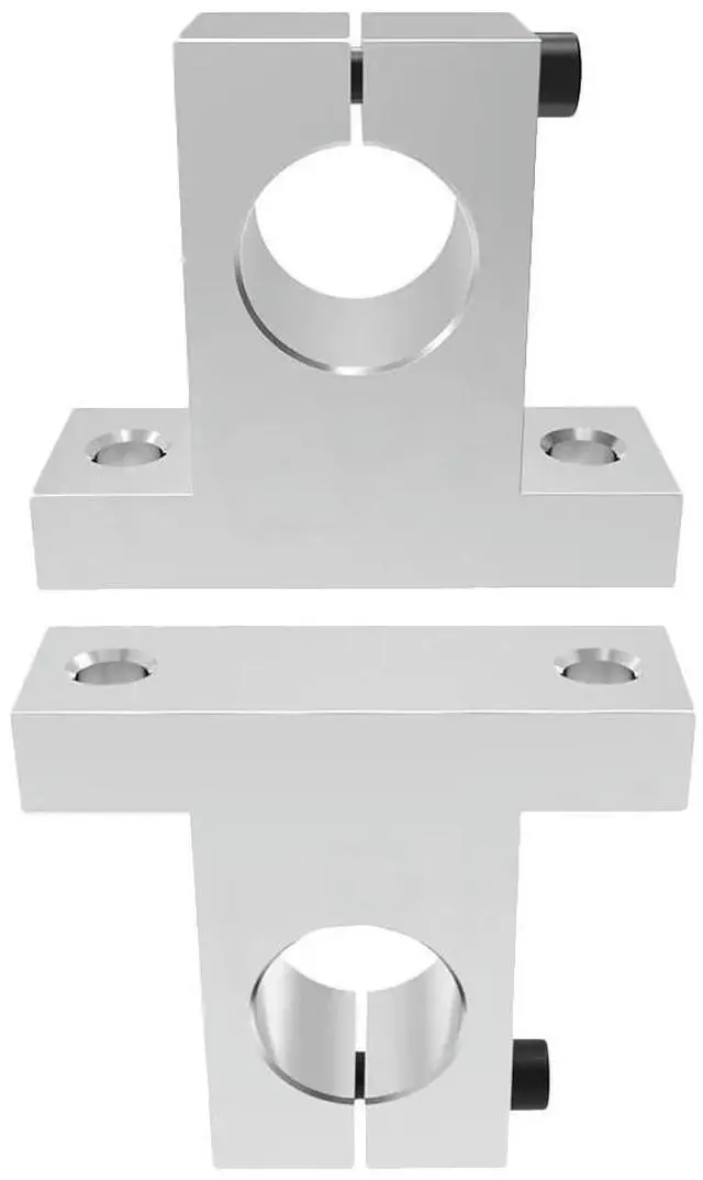 Main image of 4Pcs 3D Printer Shaft Support Fixed Bracket for High Temperature Shrinkage Stable Linear Rail Shaft Guide Accessories