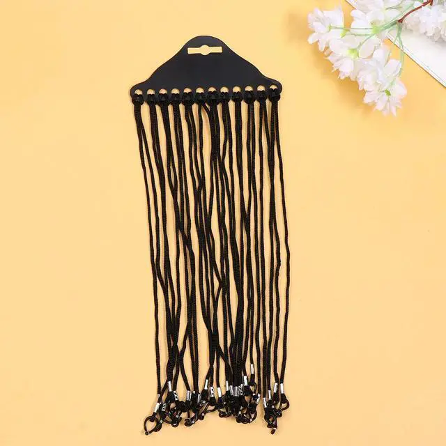 Alt view image 3 of 3 - 48Pcs Eyeglasses Rope Soft Nylon Adjustable Glasses Strap Neck Cord for Daily Use Outdoor Sports Hiking Biking Fishing