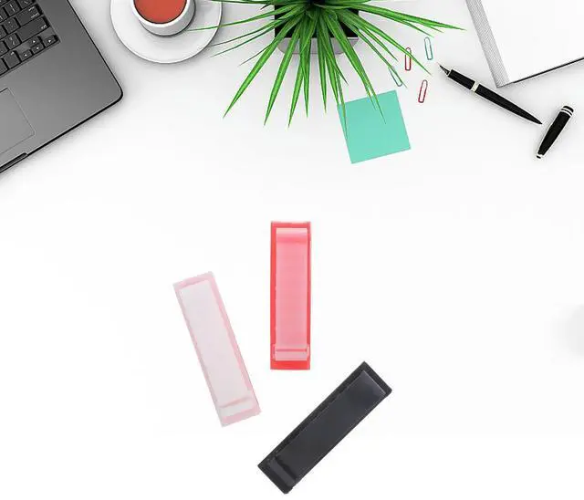 Main image of 6Pcs Wall Cable Holder Clips Adhesive Cord Organizer for Home Office Study Car Smooth Edge Reusable Wire Management Organizer