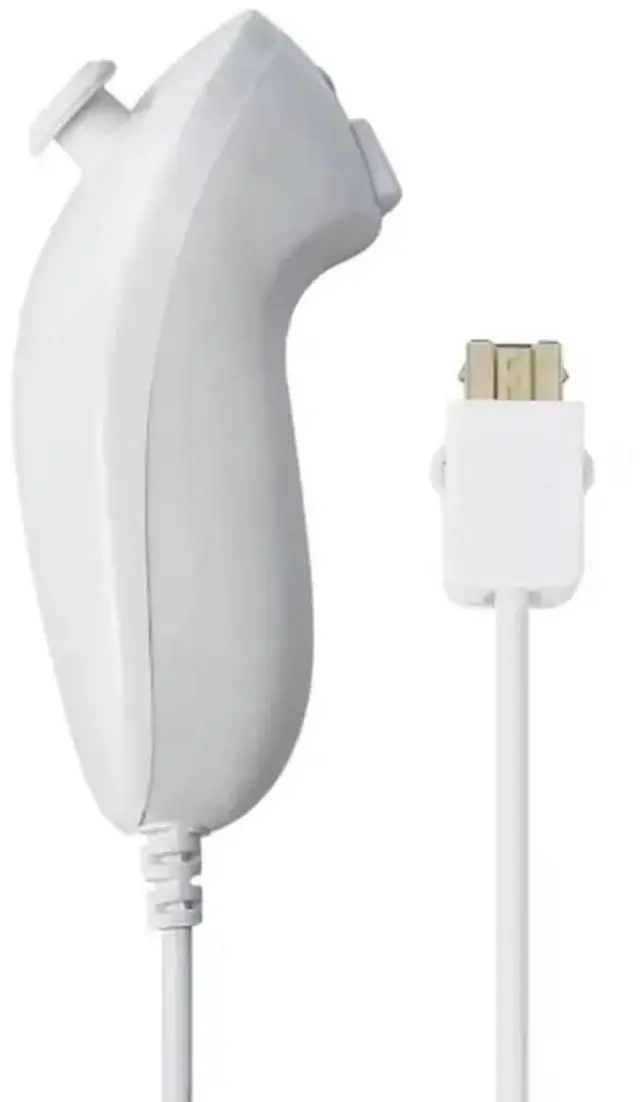 Main image of For Wii Left Controller,Curved Handle, For Wii Console,Game Controller, Left Remote Control, Chicken Leg Design