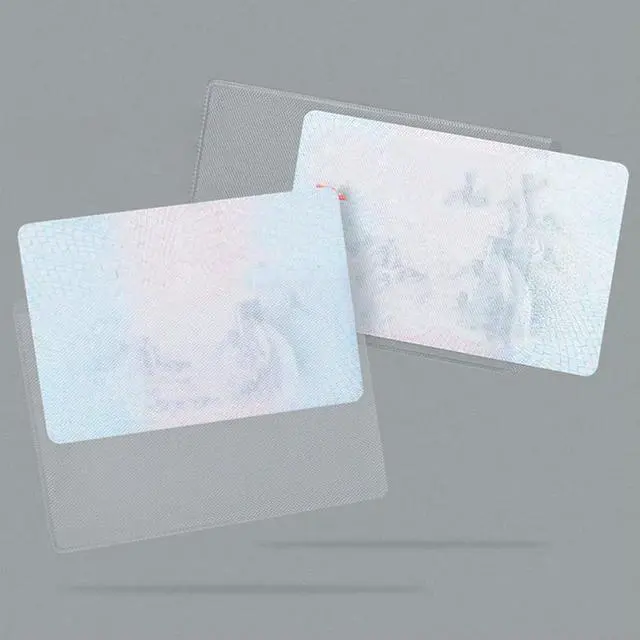 Alt view image 3 of 3 - 100 Pcs Clear Card Sleeves ID Badge Protector for Credit Bank Bus Metro Social Security Business Key Holder PVC White