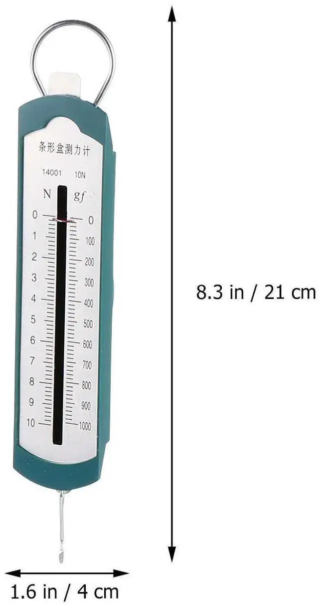 Alt view image 2 of 3 - 1Set Spring Dynamometer Stainless Steel High Precision Force Gauge for School Physics Measurement Teaching