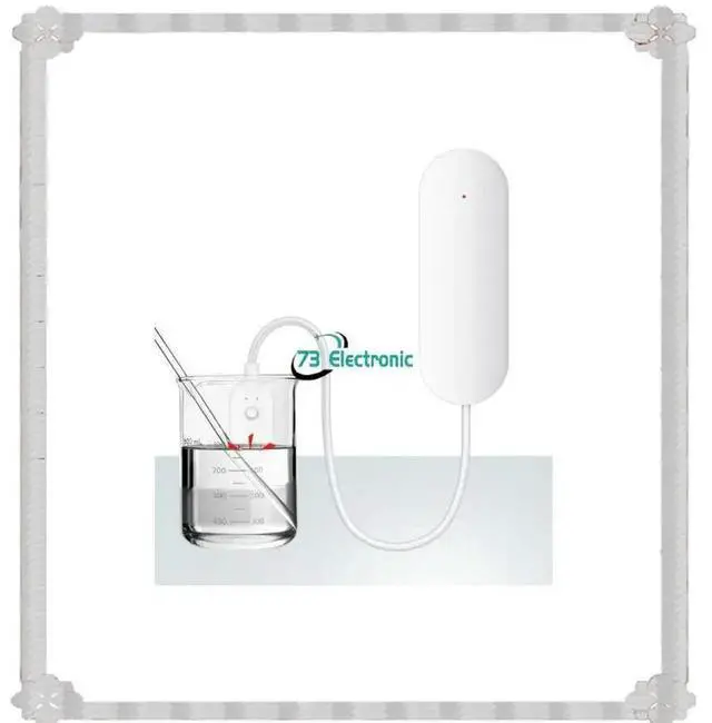 Alt view image 3 of 3 - Home Zigbee Water Leak Detector Compact Flood Sensor Alarm For Leakage Detection
