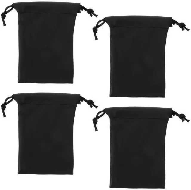 Alt view image 3 of 3 - 4Pcs Style Mic Bag PU Waterproof Dust Resistant Mic Carrier Compact Organizer for Audio Equipment Microphone Bag