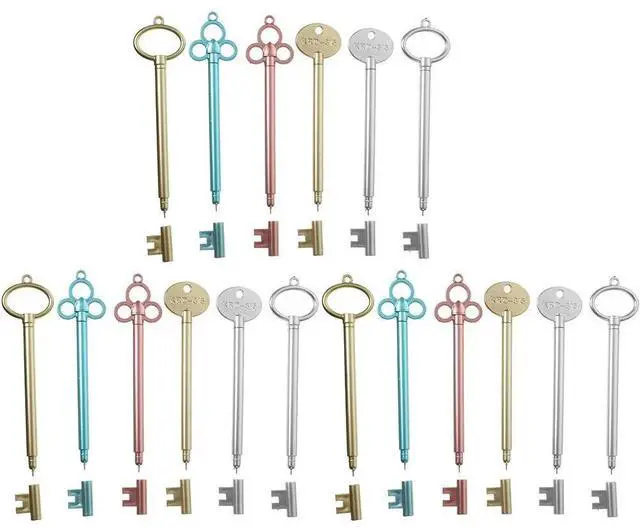 Main image of 18Pcs Key Gel Pens Comfortable Hand Pen for Office Students Homework Exams Writing Accessories Gel Pen